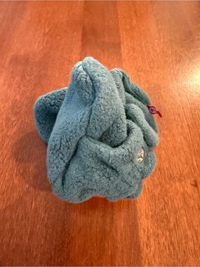 Zutano Teal Plush Baby Shoes